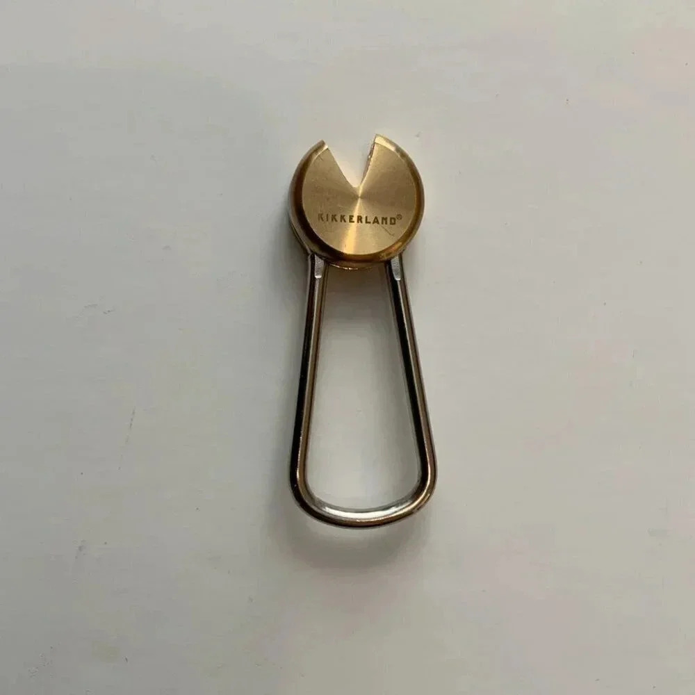 2/$30 KIKKERLAND Twist Brass Key Ring - Picture 6 of 7